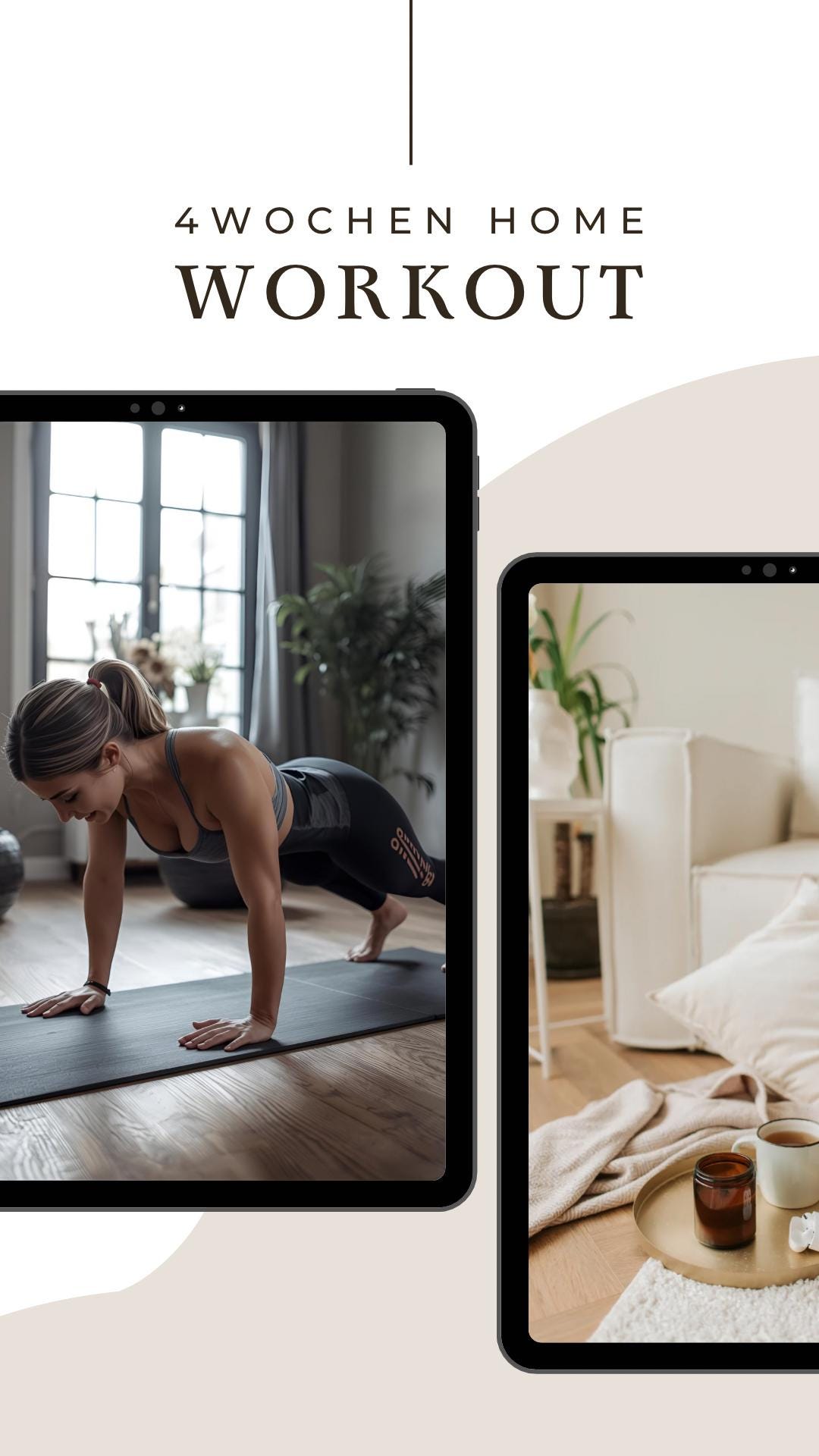 4-week Home Workout Plan PDF - Etsy