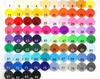 Felt Circles 1.5" - 10 colors, 300pcs, Craft Supplies, Wholesale, Bulk, Supplies, Projects, DIY, School, Teacher, Craft Show, Home Decor