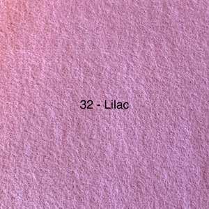 Felt Sheets - #32 Lilac - 9x12 - Acrylic Felt Fabric Sheet Craft Board Wintertime Crafts High Quality Felt Sheet Fairy Princess Rag Doll DIY