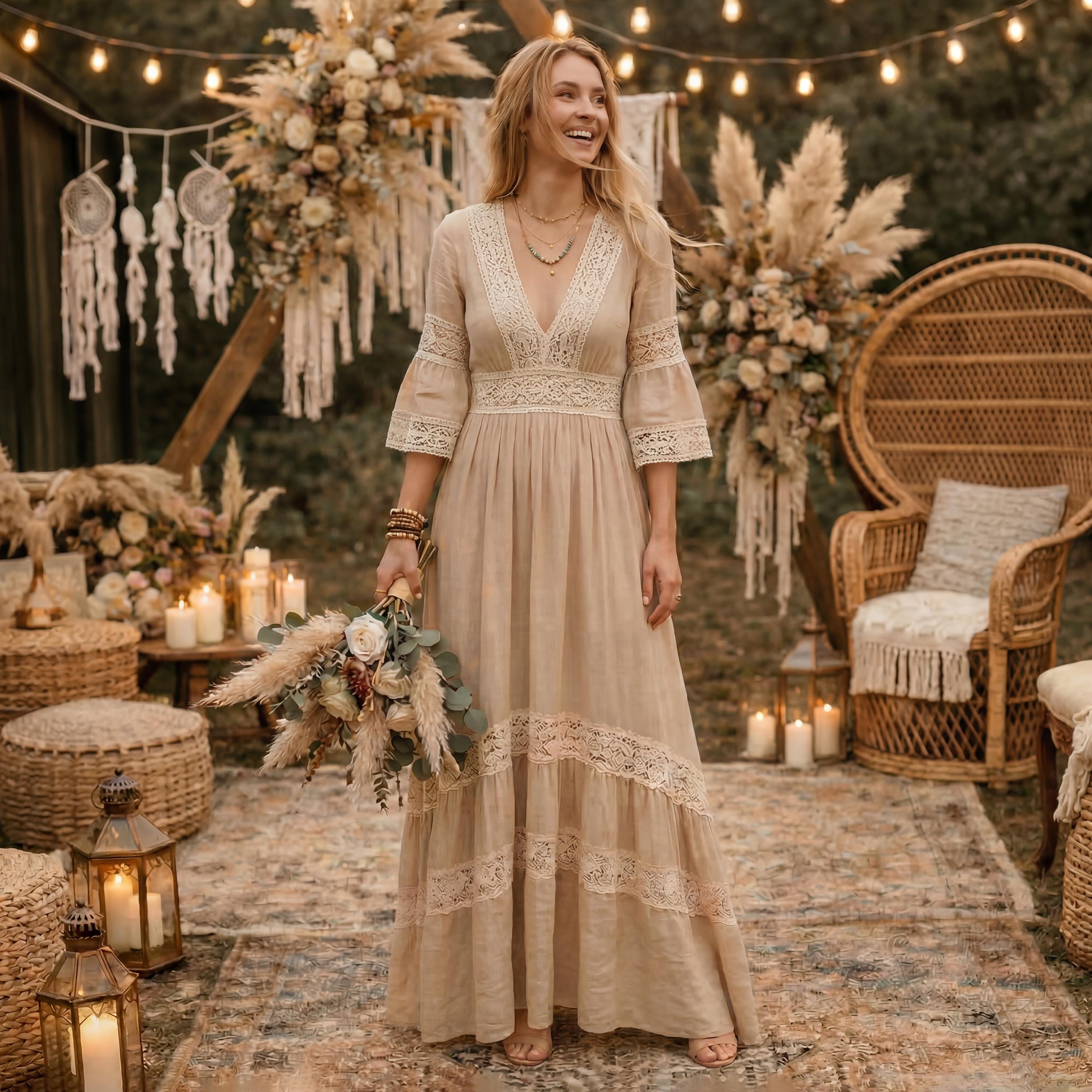Earthy Wedding Dress