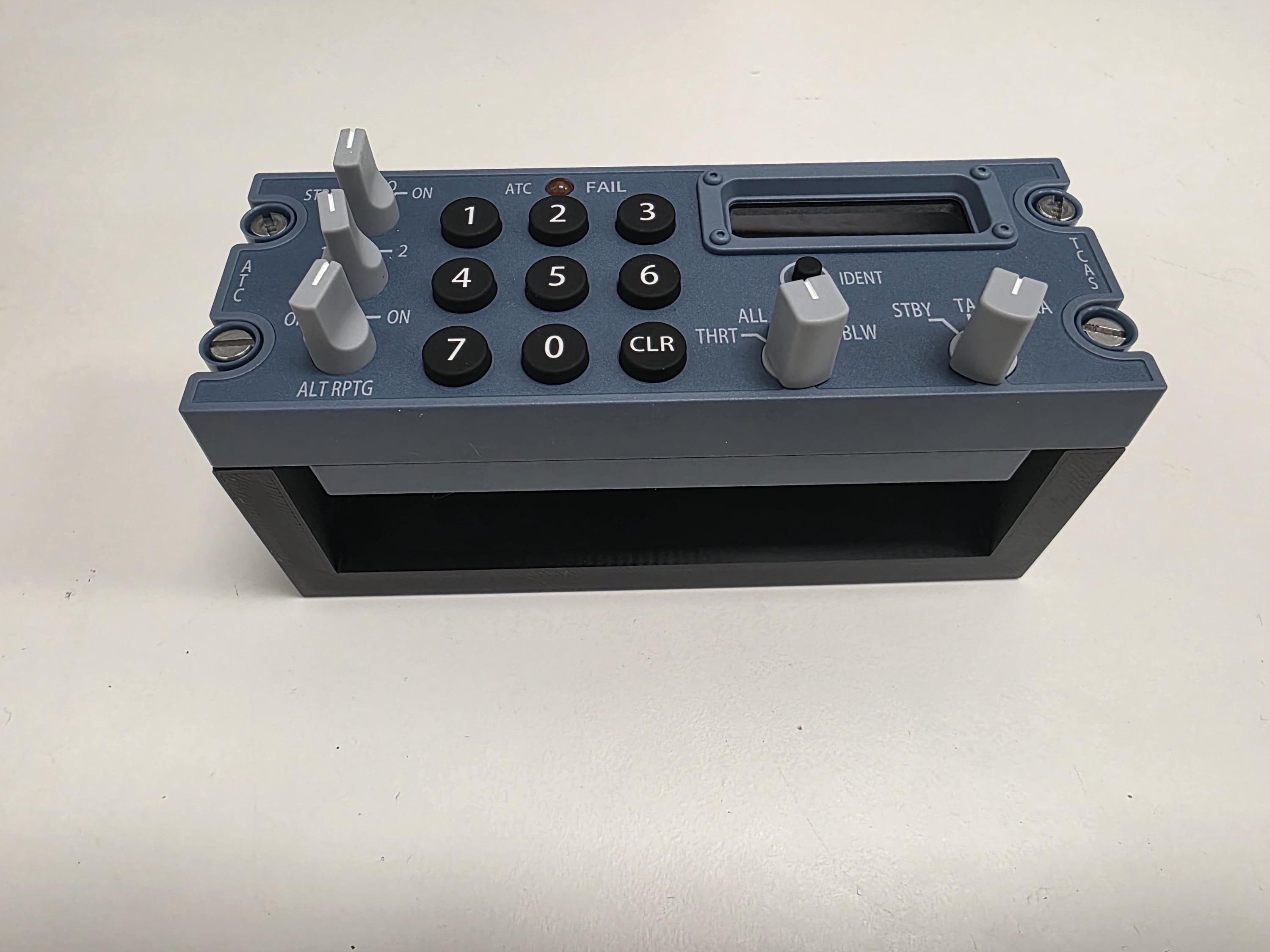WinCtrl (WinWing) TCAS Panel to Throttle Mount