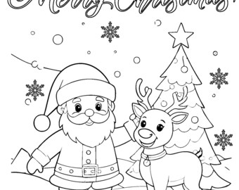 Christmas Coloring Book Pages