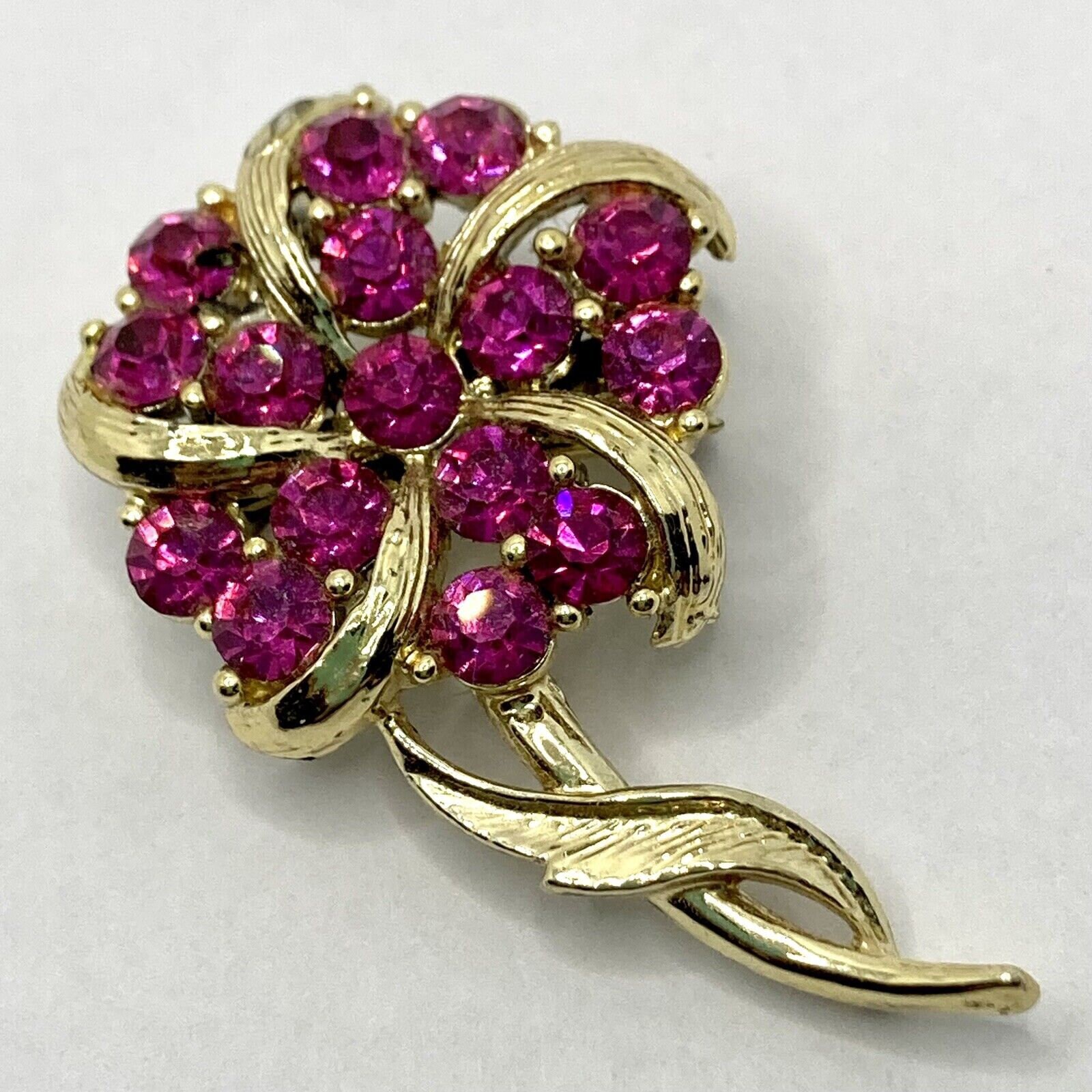 Vintage | Jewelry | Stunner Regency Pink Swarovski Brooch