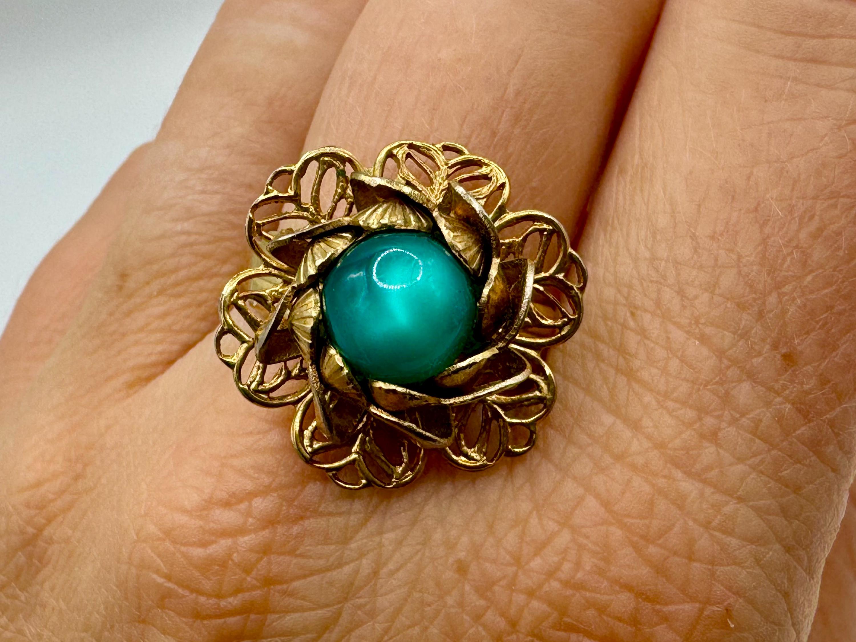 1960〜70年代vintageリング　24〜25サイズ 60s 70s Style Ring - Etsy