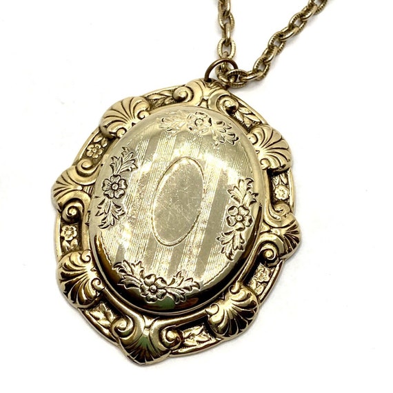 RARE! Antique Victorian Style FILIGREE SCALLOPED … - image 1