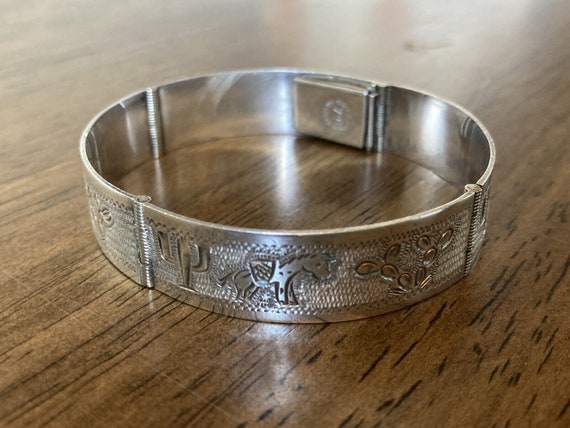 RARE Vintage Solid Sterling Silver 950 Cuff Bracelet TAXCO - Etsy