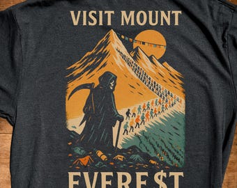 Koszulka z czarnym humorem Mount Everest