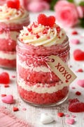 Handcrafted Limited / Seasonal Cupcake Jar – Layered Cake & Frosting