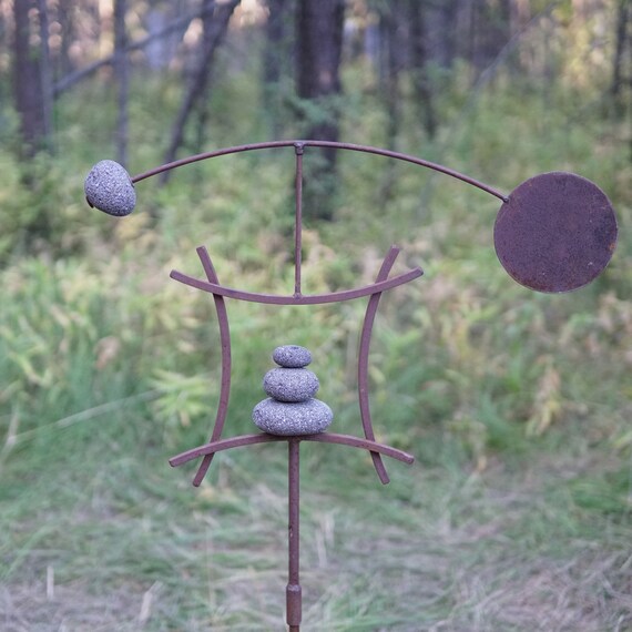 Garden Spinner Kinetic Wind Sculpture Steel Yard Art Stake Vane - Kinetic Garden Art Nz Garden Spinner Kinetic Wind Sculpture Steel Yard Art Stake Vane - Kinetic Garden Art Nz