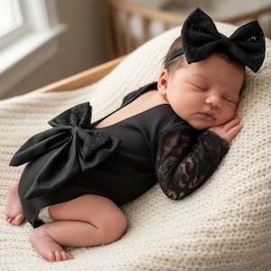 Newborn Black Dress - Etsy