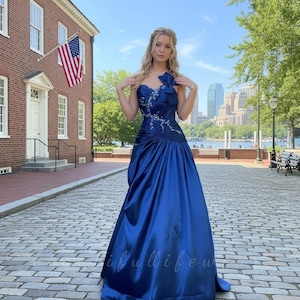 Blue Debutante Gown