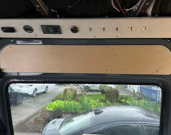 Plik CNC DXF górnego panelu drzwi przesuwnych do furgonetki Sprinter (2019+) (pobieranie cyfrowe)