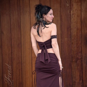 Anahata Maxi Skirt ~ Festival Clothing, Elven Forest