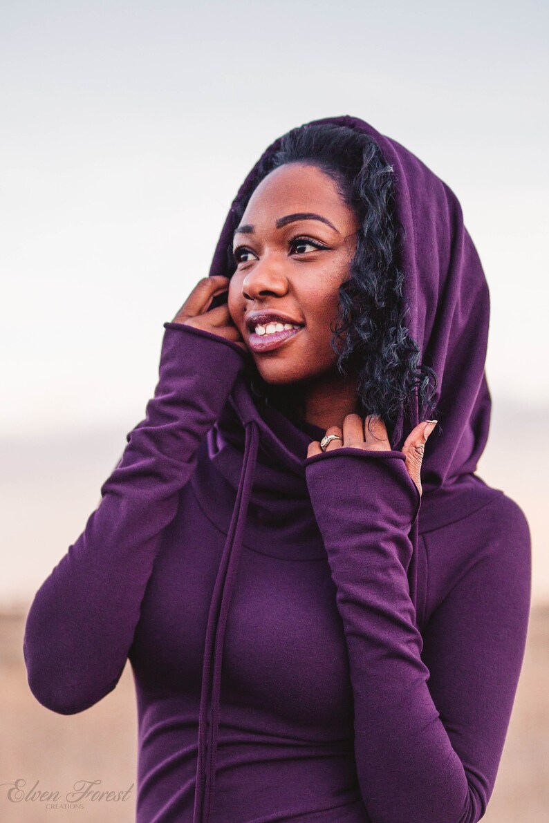 HiLo Scrunchie Dress with Cowl Hood longueur ajustable et Etsy France