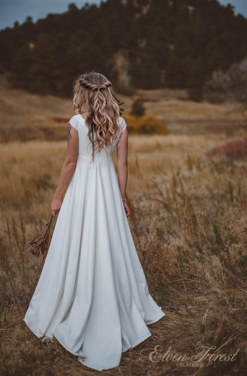 Simply Bohemian Wedding Dress Elven Forest image 5