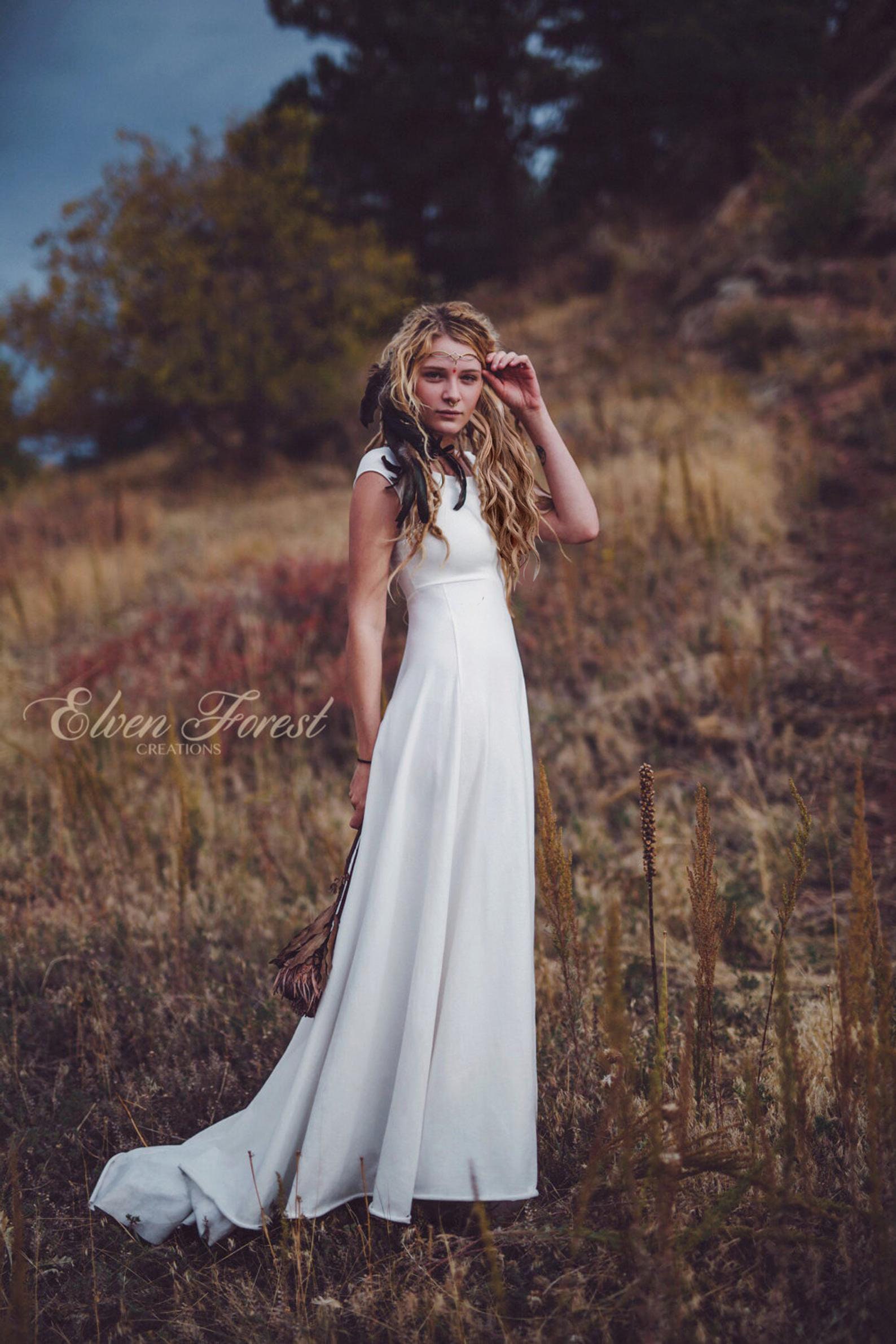 simply white dress