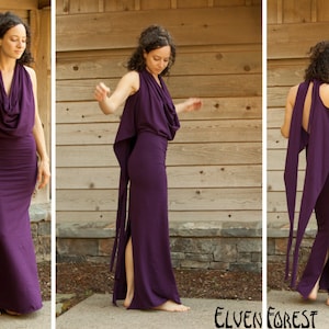 Sabriel Adventure Dress Elven Forest, Convertible dress, Festival clothing image 2