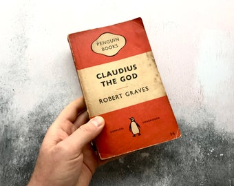 1950s Edition Penguin Book Claudius The God by Robert Graves