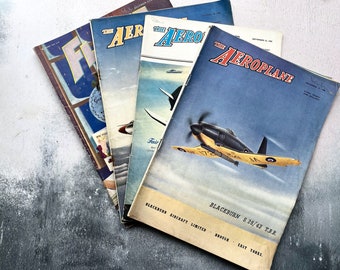 The Aeroplane & Flight Vintage Magazines 1948/1950