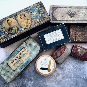 Collection of Antique & Vintage Tins and Boxes