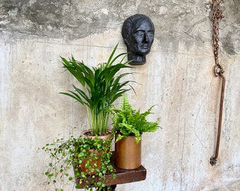 Antique Life Size Plaster Death Mask