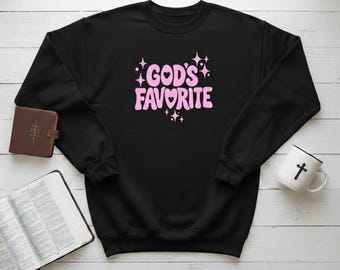 Sweatshirt "God Favorite" Wow Loved