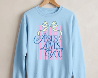 Sweatshirt "Jesus Love You 2" Wow Loved