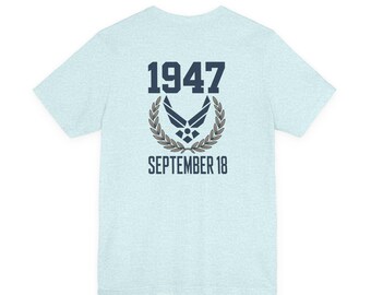 Camiseta con el emblema de la Fuerza Aérea de los Estados Unidos / 79.º aniversario de la Fuerza Aérea