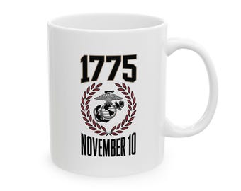 Taza con el emblema de las Fuerzas Armadas de los Estados Unidos / Taza de café para cumpleaños militares