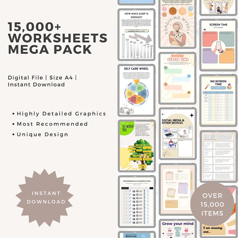 DBT Mega Bundle. Dialectical Behavior Therapy. Distress Tolerant Skills ...
