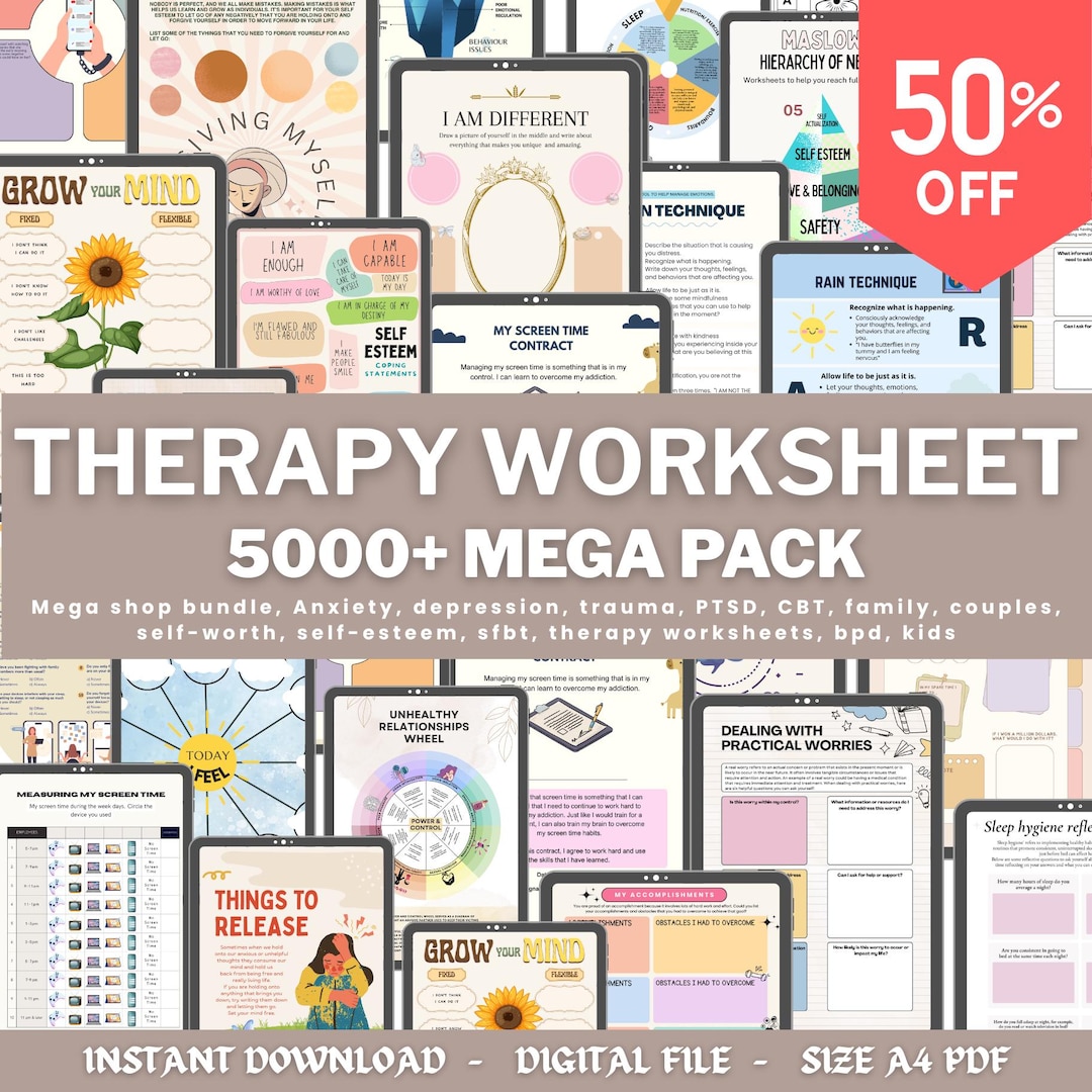 Therapy bundle, Psychology Worksheets, internal family systems, DBT bundle, EMDR scripts, 