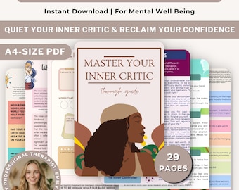 Werkboek voor de innerlijke criticus, Negatieve zelfpraat tot zwijgen brengen, Bewuste zelfreflectie, Dagboek voor het uitdagen van gedachten, Therapiehulpmiddelen