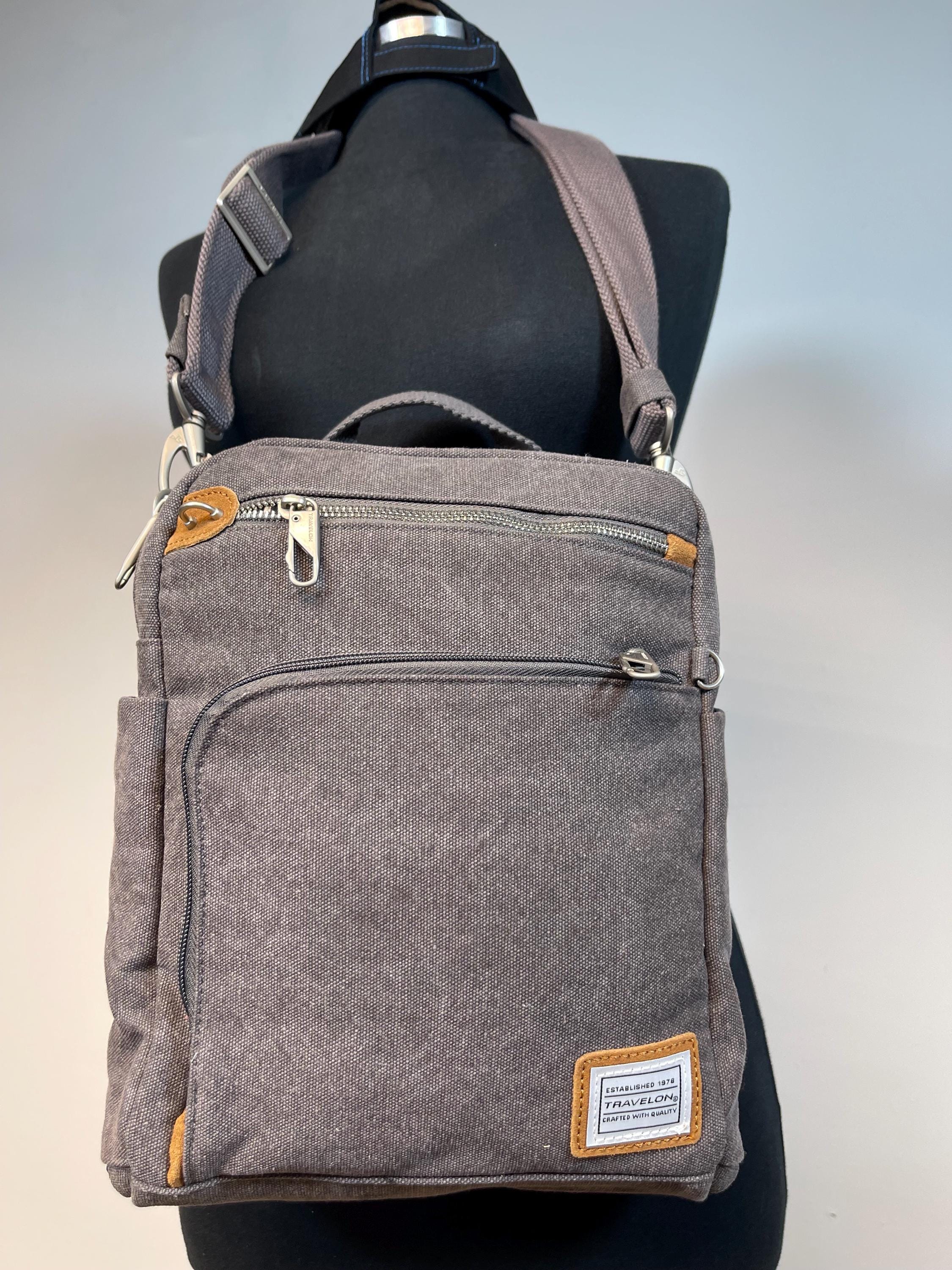Travelon Vintage Quilted Convertible Backpack Beige Roomy Travel Bag Buy Anti-Theft Essentials Convertible Backpack/Tote for USD  main image 2