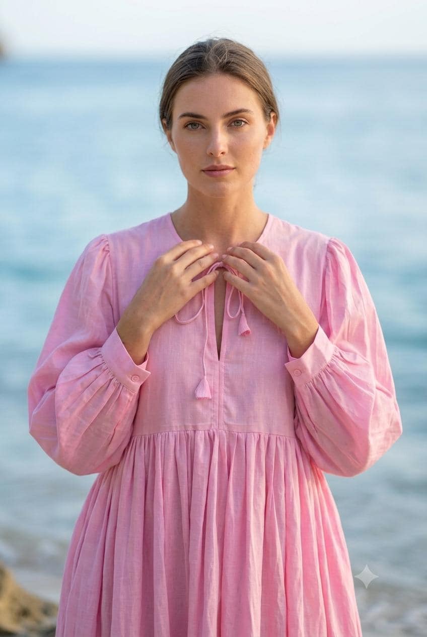 hot pink milkmaid dress clothing website for women