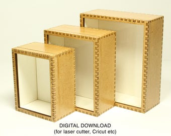 Laser Cut Display Box Template: MDF Presentation Boxes (Digital Download)