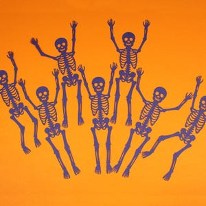 Skeleton bundle SVG, Halloween garland, vectors, laser cut skeleton, vector design, halloween party decor, skeleton bundle, instant download