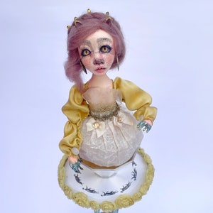 OOAK lalka artystyczna Zootrope unikatowa lalka kot