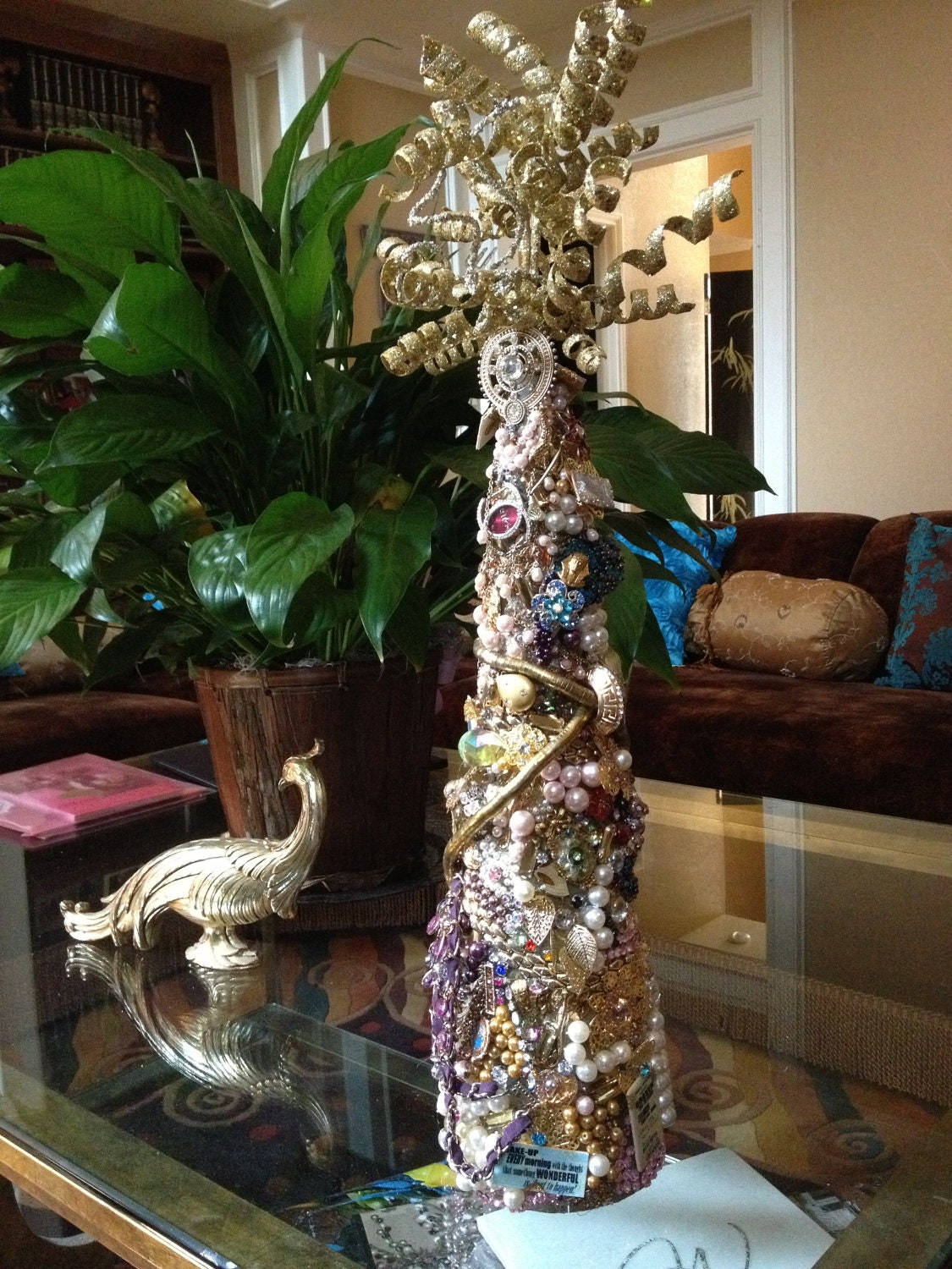 Vintage Costume Jewelry Tree Tutorial Etsy