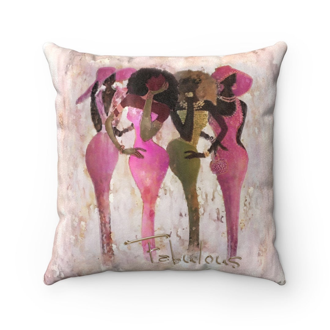 The Fabulous Sorority Pink and Green Collection Pillow - Etsy