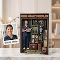 Custom Registered Nurse Acrylic Block, Personalized RN Appreciation Gift, Healthcare Keepsake Plaque