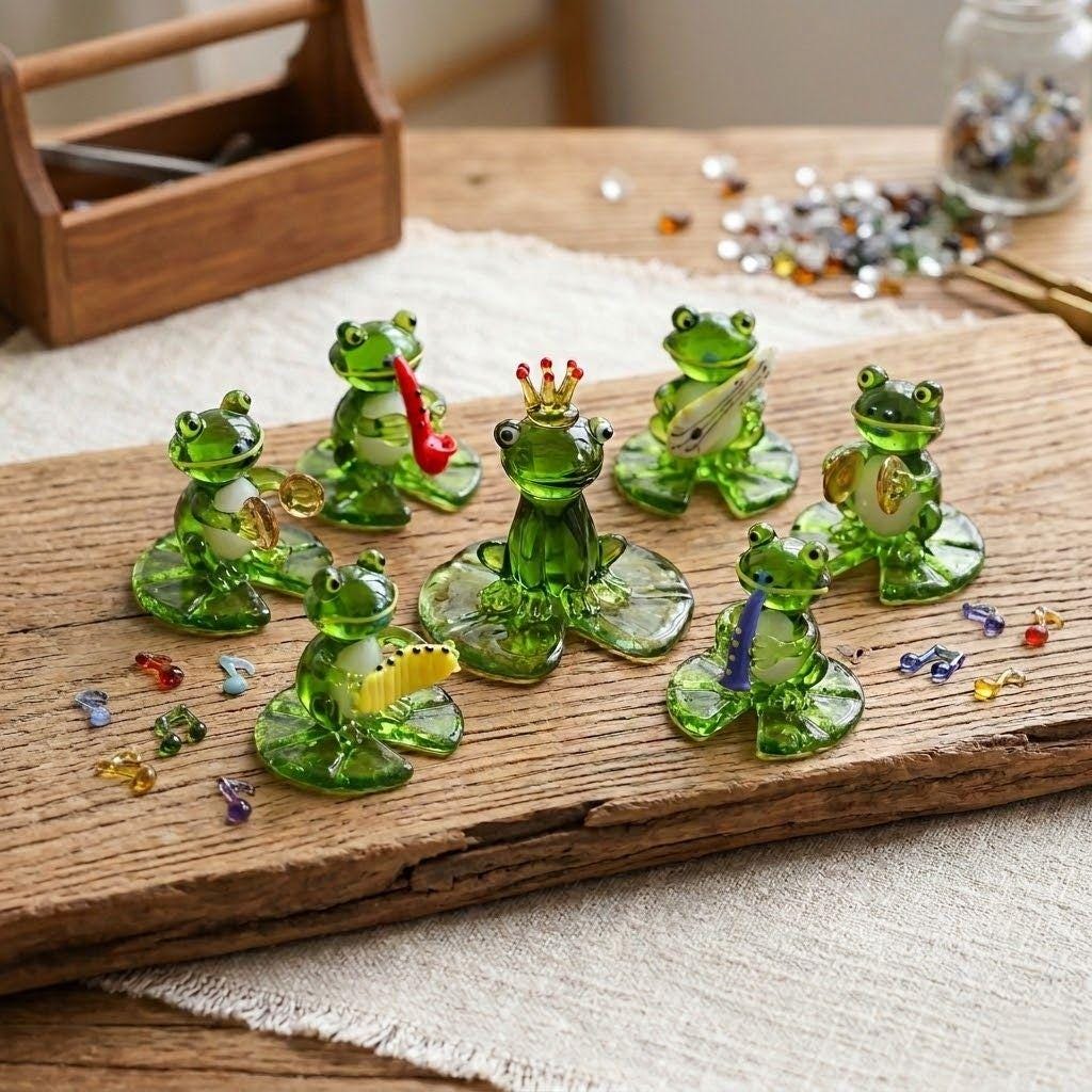 緑のカエルの置物 - Etsy 日本