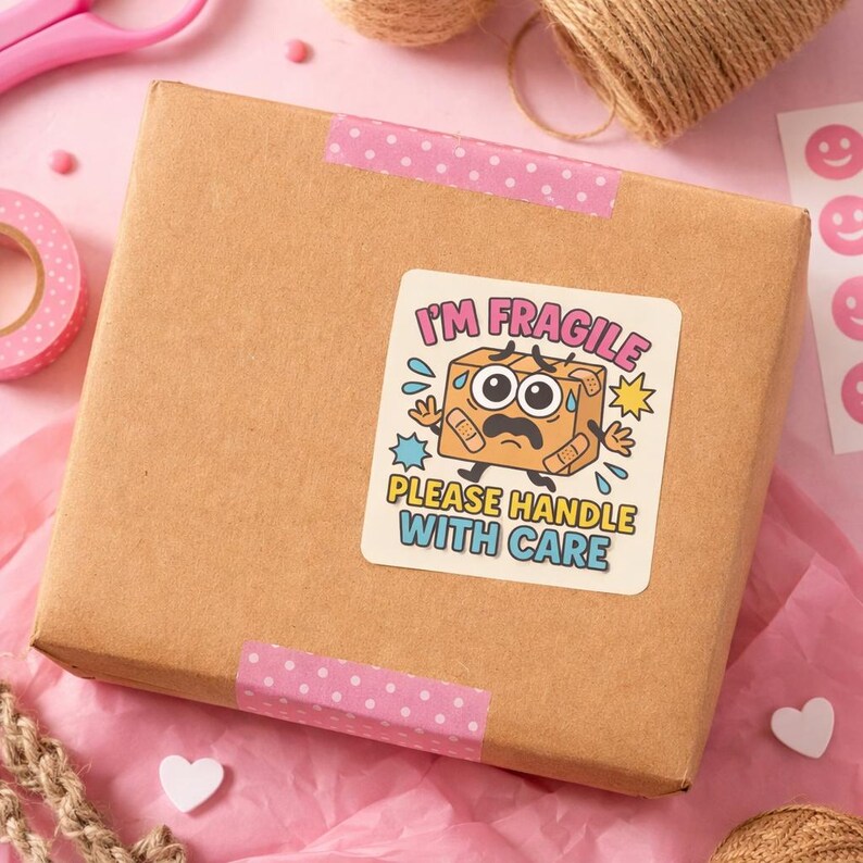 Funny Fragile Shipping Sticker – I’m Fragile Please Handle With Care ...