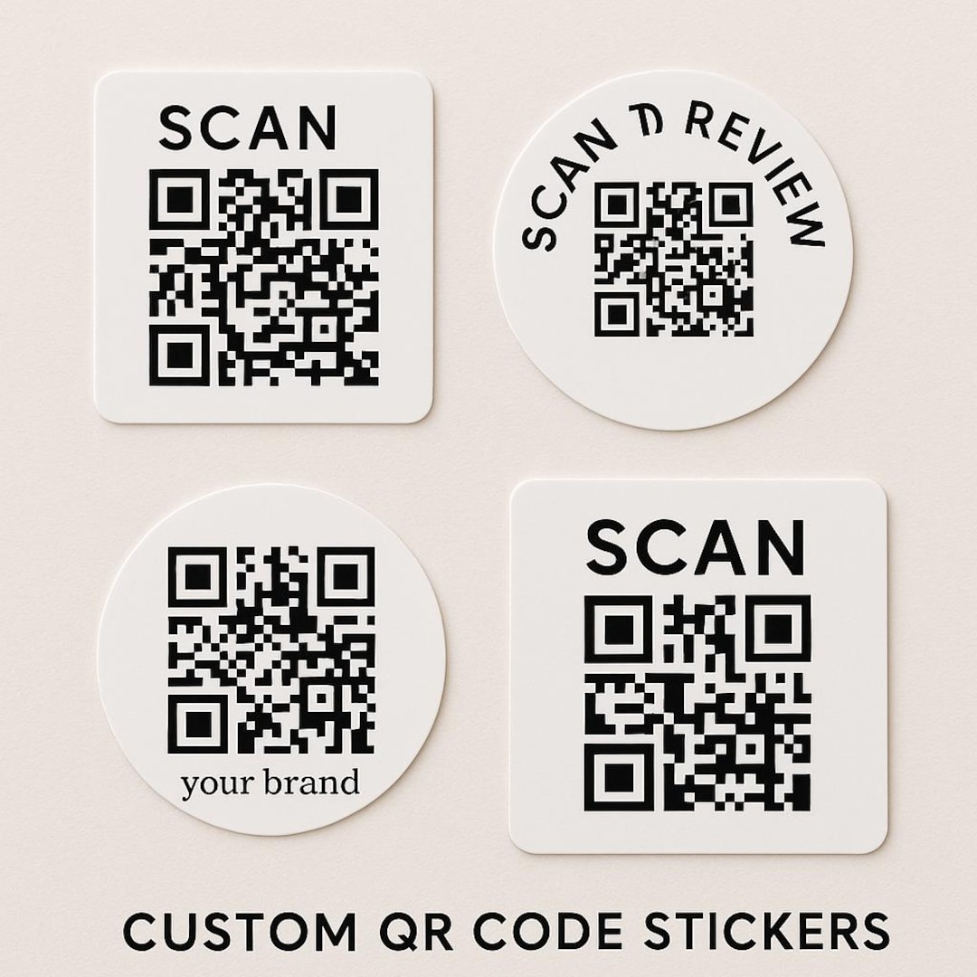 Stickers QR code personnalisés – Emballage pour petite entreprise, 2 ...