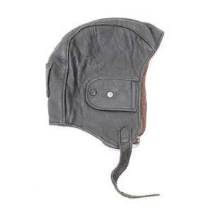 1930s Leather Motorcycle Helmet - Etsy 1930s Leather Motorcycle Helmet - Etsy