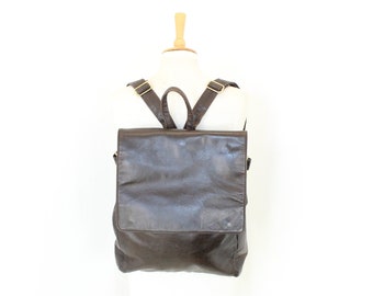 hidesign leather backpack