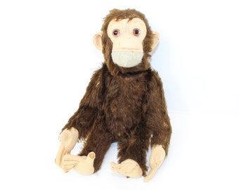 stuffed monkey from the 50s