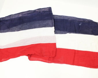 Vintage WW2 banner long red white blue wartime flag bunting British made 180" long