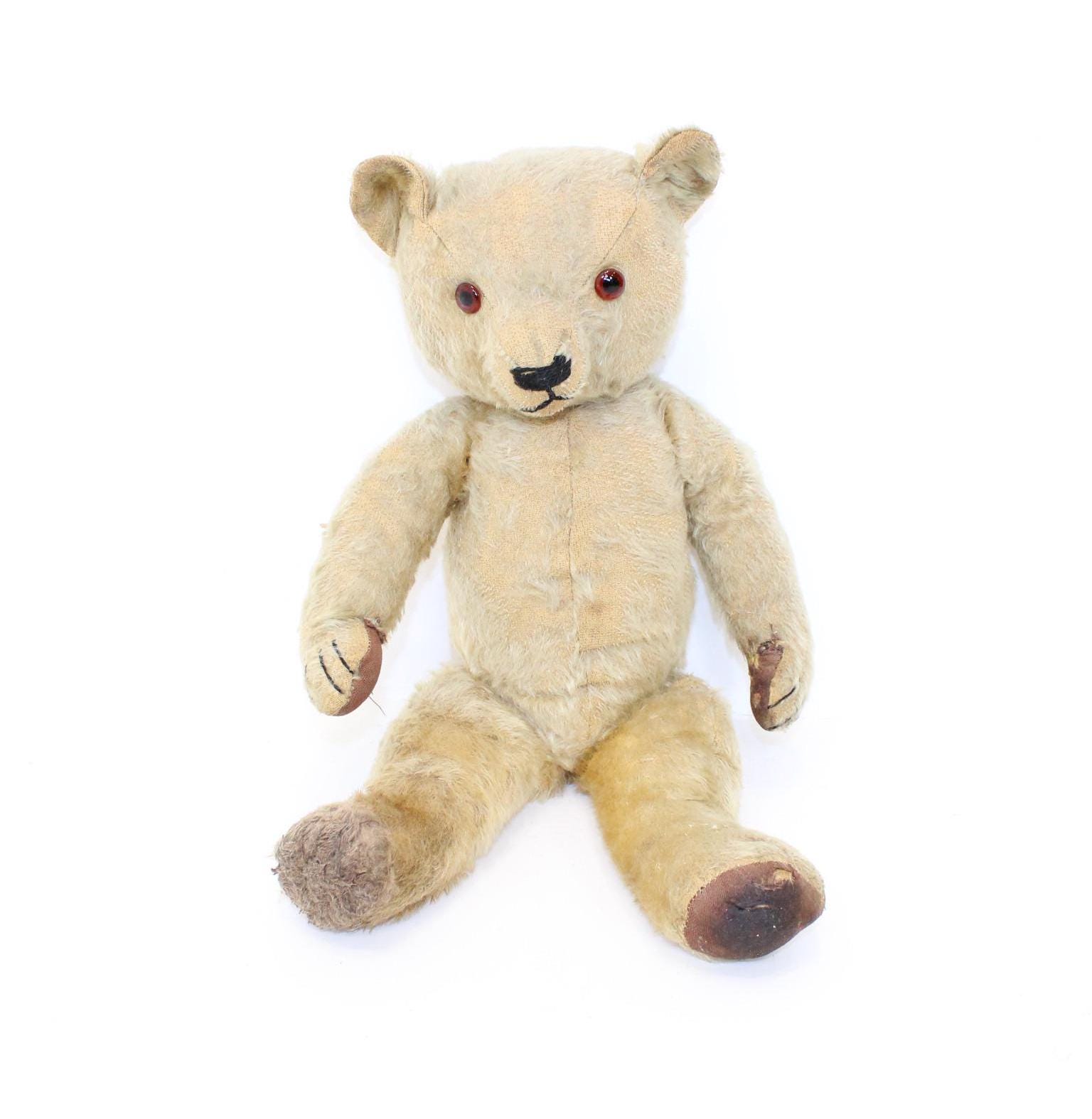 こ*む様 1930’s〜1950’sアンティークベア 36cm■ドイツ/独逸ビン イギリスの可愛すぎるアンティークベア39cm 1930年代頃 gt-1094