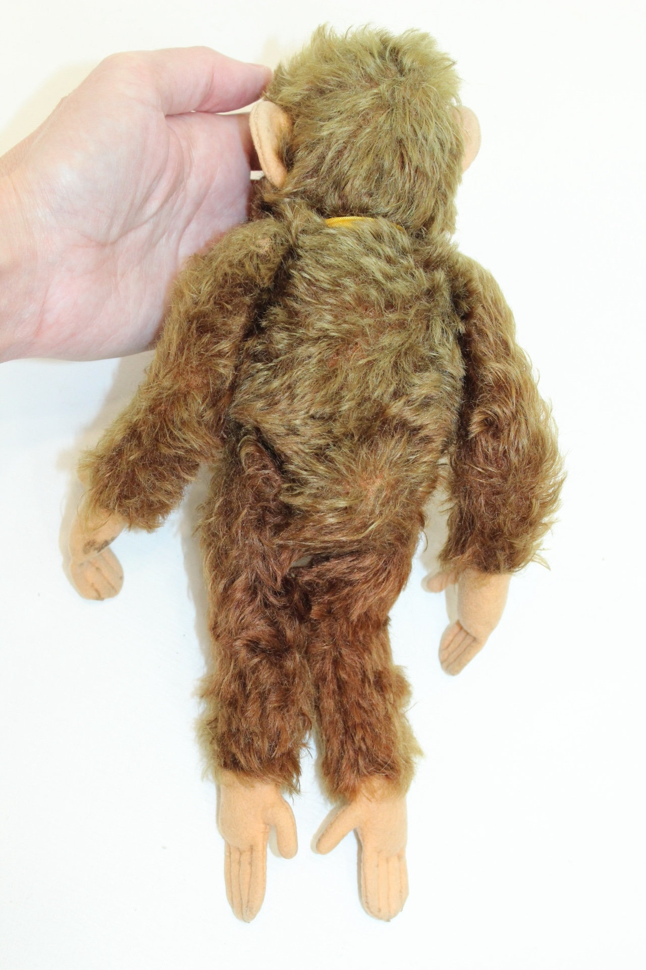 Vintage 1960s Steiff Monkey Jocko Chimpanzee Sitting Ape Mohair