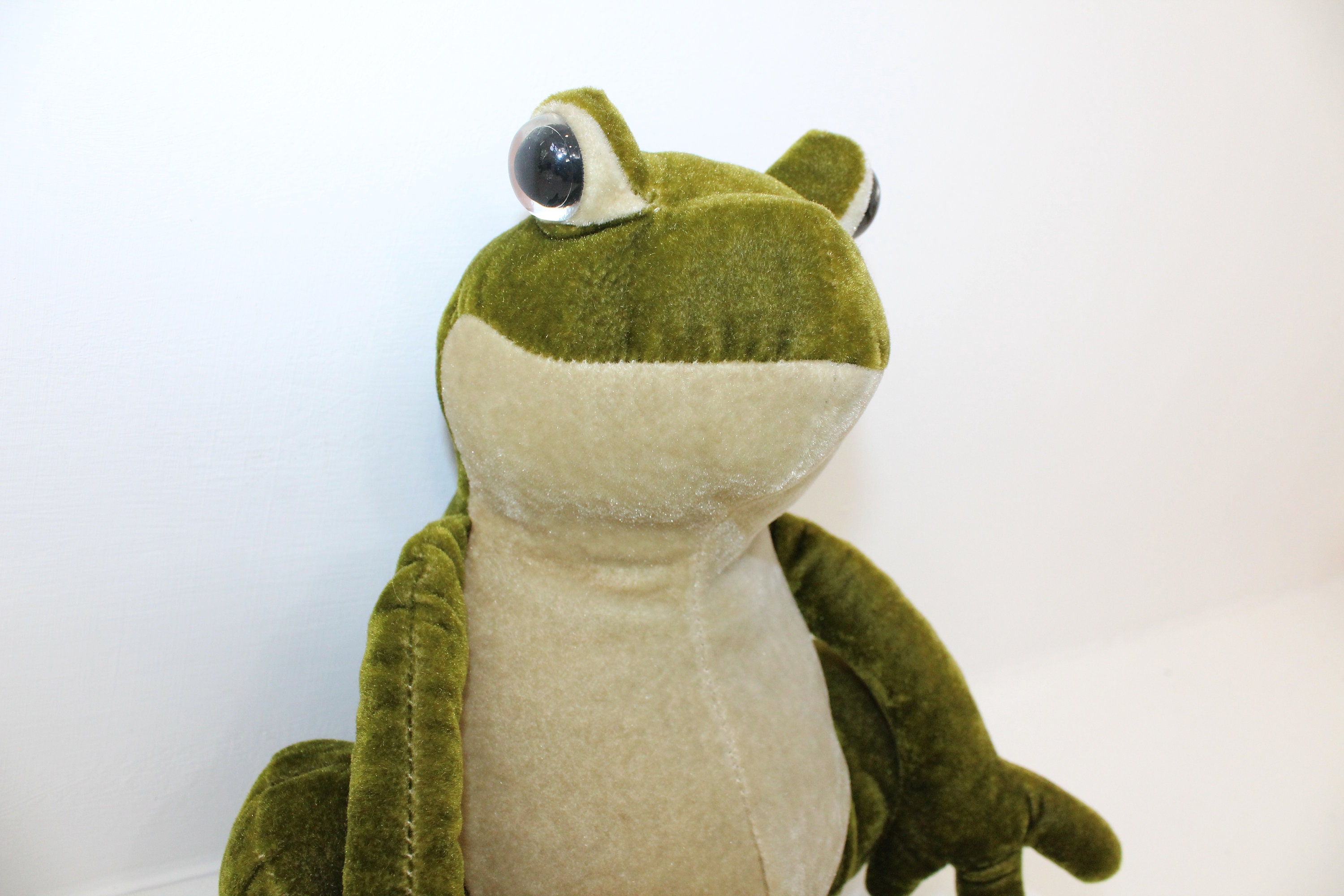Vintage Merrythought Velvet Frog Soft Toy Collectable - Etsy
